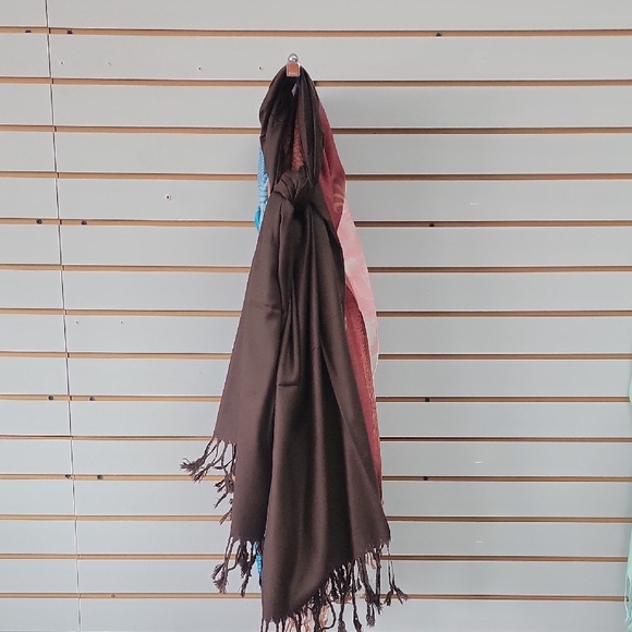 Pashmina Brown Scarf - Picture 5 of 5